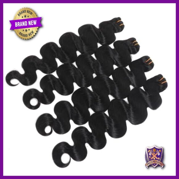 16A Brazilian Virgin Body Wave Human Hair Extensions, 4 Bundles, 18-24 Inches main image 4